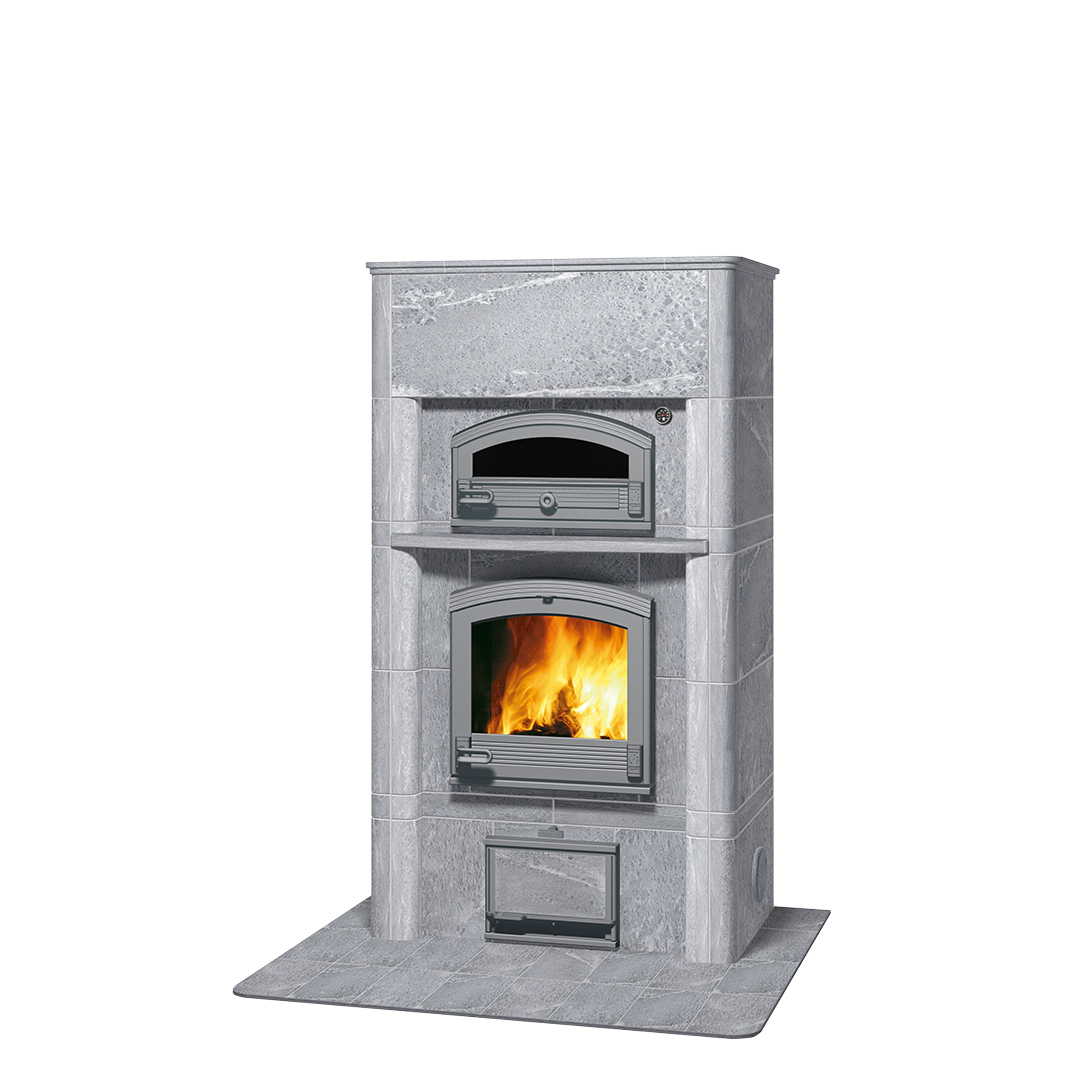 Дровяная печь с духовкой TLU 1600/91 Tulikivi