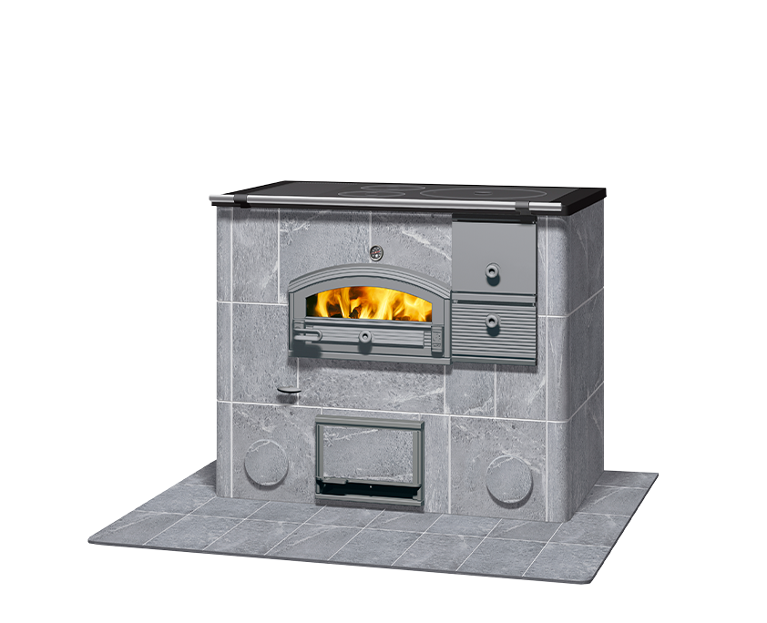 Дровяная печь с духовкой LLU 1250 Tulikivi