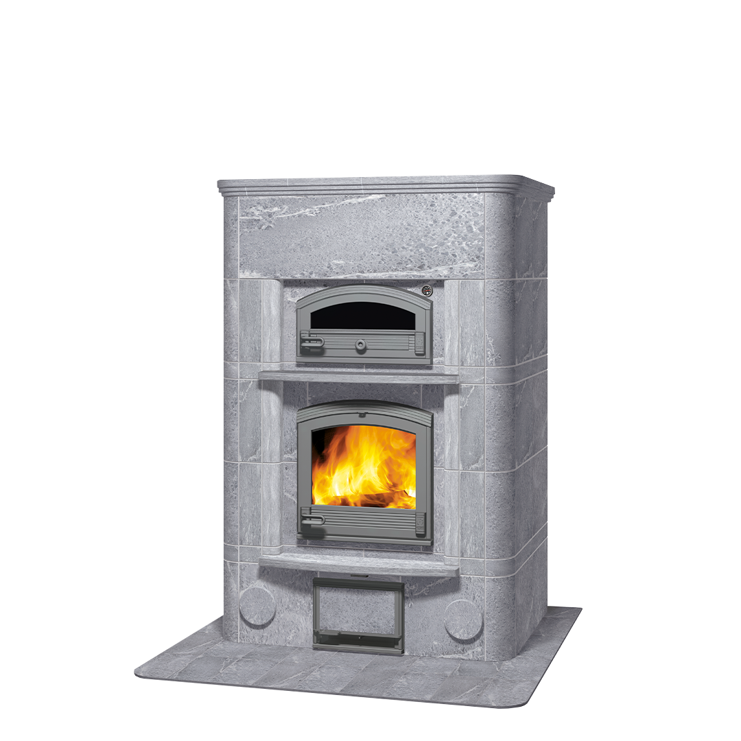 Дровяная печь с духовкой TLU 2450 Tulikivi
