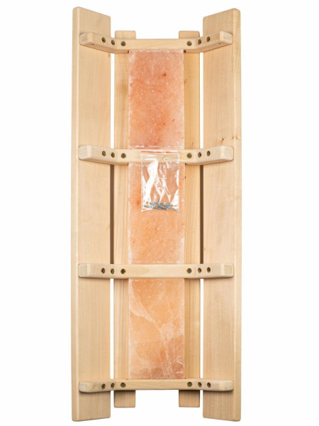 Абажур Woodson с гималайской солью 3 плитки, липа 770*310 для бани — изображение 3